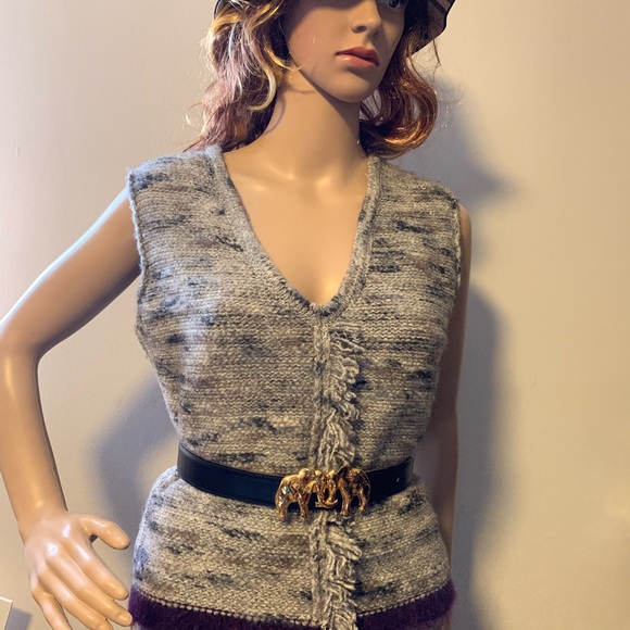 Hermès elephant reversible red and black belt - Picture 3 of 10